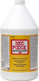 img 4 attached to Long-Lasting Matte Mod Podge: CS11304 Waterbase Sealer, Glue & Decoupage Finish - Massive 128 oz