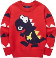 🦖 dinosaur sweater for little boys - sooxiwood cartoon design logo