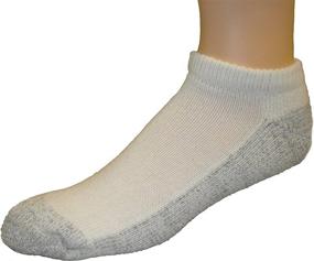 img 1 attached to 🧦 Cushees Thick Mini Socks, Grey Bottom 3-pack (162): Supreme Comfort and Durability for Everyday Wear