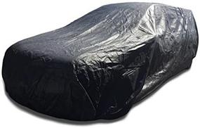 img 1 attached to Waterproof Hearse Car Cover for Cadillac, Chrysler, Lincoln - Fits up to 260 inches - Funeral Coach Wagon - Ultrashield Black