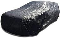 waterproof hearse car cover for cadillac, chrysler, lincoln - fits up to 260 inches - funeral coach wagon - ultrashield black logo