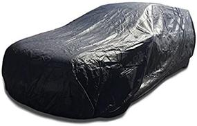 img 4 attached to Waterproof Hearse Car Cover for Cadillac, Chrysler, Lincoln - Fits up to 260 inches - Funeral Coach Wagon - Ultrashield Black