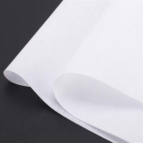 img 2 attached to White Bridal Aisle Runner - 24 in × 15 ft Wedding Aisle Floor Runner for Indoor & Outdoor Wedding Decor