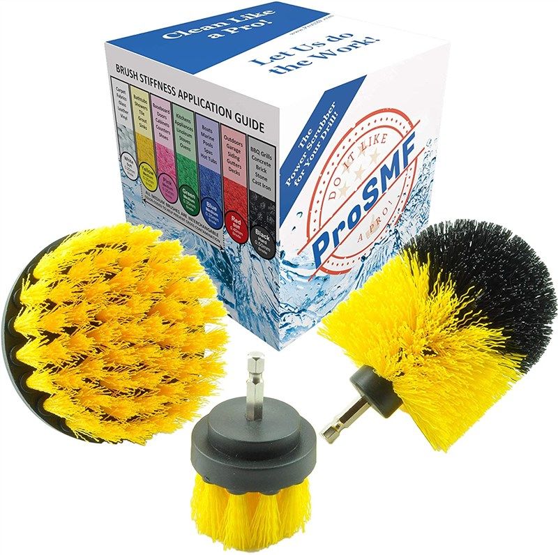prosmf drill brush power scrubber household supplies and cleaning tools 标志