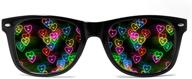 glofx heart holographic diffraction glasses logo