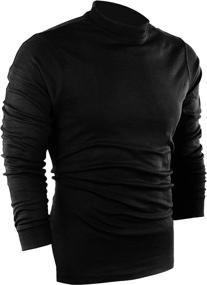 img 4 attached to Utopia Wear Interlock Turtleneck XX Large Men's Clothing: Supreme Comfort and Style for Bigger Builds