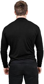 img 2 attached to Utopia Wear Interlock Turtleneck XX Large Men's Clothing: Supreme Comfort and Style for Bigger Builds