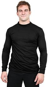 img 1 attached to Utopia Wear Interlock Turtleneck XX Large Men's Clothing: Supreme Comfort and Style for Bigger Builds