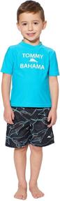 img 3 attached to 🌊 Boys' Tommy Bahama Rashguard Swimsuit with Narwhal Design – Clothing and Swimwear