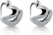 minimalist cartilage earrings sterling piercing logo