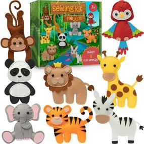 img 4 attached to 🧵 Craftorama Sewing: Fun and Educational Animals Arts & Crafts for Beginners