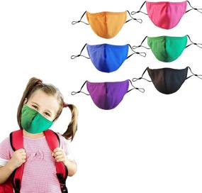 img 4 attached to 👶 Reusable Washable Kids Face Masks for Occupational Health & Safety Products