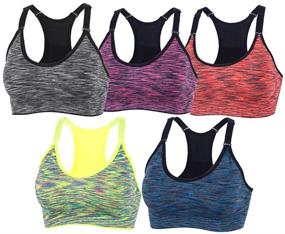 img 4 attached to YEYELE Women Removable Racerback Sports Outdoor Recreation