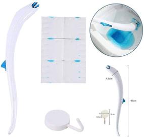 img 2 attached to ZMKMEUREKA Dolphin Shape Toilet Cleaning System: Deep-Cleaning and Easy-to-Use with 12 Scented Refills - Perfect for Bathroom Maintenance (Wand, Hook, 12 Refills)