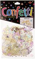 beistle bride to be cutout plastic confetti - 1 pack, multicolored logo