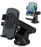 yassun car phone mount: versatile long pole stand for 360° rotation and one-touch navigation - fits all mobile phones logo