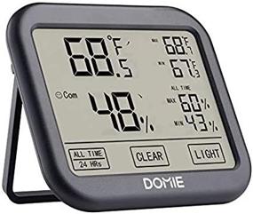 img 3 attached to Domie Temperature Thermometer Greenhouse Touchscreen