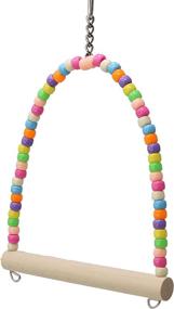 img 2 attached to 🐦 Bird Swing Toy 1324 by Bonka Bird Toys – Enhance Bird Cages for Parrots, Parakeets, Cockatiels, Finches, Lovebirds, and Budgies