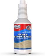 🛡️ the floor guys' grout & granite penetrating sealer: effective on marble, travertine, limestone, slate. shields against water and oil based stains. specifically for flooring and showers. 1 quart size logo