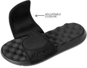 img 3 attached to Soles Adjustable Massaging Recovery Sandal: Step into Ultimate Foot Relief!