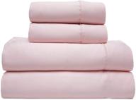 🎍 bamboo sheet set - elite home t350, full size in blush logo