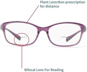 img 3 attached to Bifocal Reading Glasses Blocking Protection