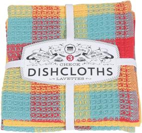 img 1 attached to 🍋 Now Designs Check Dishcloth Set: Lemon-Patterned Kitchen Essential!