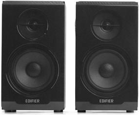 img 3 attached to Enhance Your Audio Experience with Edifier R33BT Active Bluetooth Computer Speakers - 2.0 Bookshelf Speaker - Powered Studio Monitor, Black - Pair