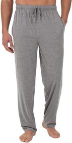 img 3 attached to Bintangor Pajama Elastic Waistband Darkgray Men's Clothing and Sleep & Lounge