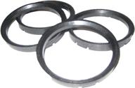 🦍 gorilla automotive 73-5710 wheel hub centric rings - enhance wheel stability, pack of 4 logo