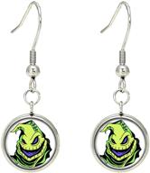 🎃 girls' cartoon jewelry: nightmare before christmas earrings – enhanced seo logo