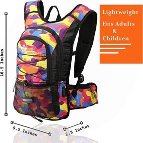 img 3 attached to 🎒 MORABI Insulated Hydration Backpack with 2L BPA-Free Water Bladder, USB Port, Compass, Fire Starter Kit - Ideal for Running, Biking, Hiking, Cycling, Climbing, and Skiing