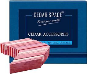 img 2 attached to Cedar Space Aromatic Red Cedar Blocks for Clothes Storage - 100% Natural Cedar Planks & Accessories, Set of 16 Pcs