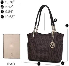 img 2 attached to Stylish MKF Shoulder Handbag: A Must-Have Satchel Tote for Women's Handbags & Wallets