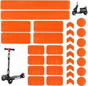 img 4 attached to 🚲 Enhanced Visibility Waterproof Motorcycle Wheelchairs for Reflective Safety