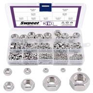 🔩 comprehensive coarse thread hex nut assortment kit - 495pcs metric 304 stainless steel 9 sizes (m2-m12) логотип