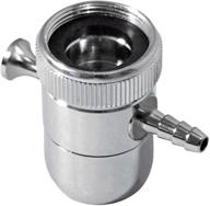 💧 avalon 2052-1 faucet aerator water filter adapter: barb size convertibility, polished chrome finish логотип