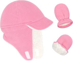 img 4 attached to Toddler Glove Winter Beanies Mitten Boys' Accessories via Cold Weather