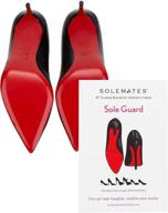 👟 sole guard (3 pack) - crystal clear 3m sole sticker and protector for christian louboutin, jimmy choo, and designer shoes logo