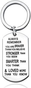 img 4 attached to 💪 Elite Stainless Braver Stronger Smarter Pendant: Must-Have Men's Accessory