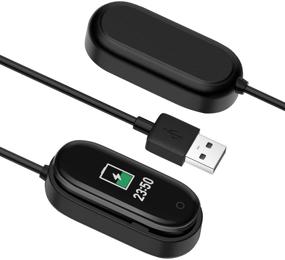 img 2 attached to 🔌 Кабель для зарядки MiPhee 2-Pack для Mi Band 4 USB Charging Xiaomi 4 Smartwatch: Компактное и универсальное решение для зарядки