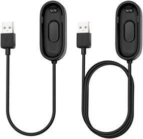 img 4 attached to 🔌 Кабель для зарядки MiPhee 2-Pack для Mi Band 4 USB Charging Xiaomi 4 Smartwatch: Компактное и универсальное решение для зарядки