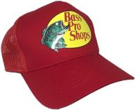 bass pro shops men's trucker hat mesh cap - one size fits all snapback closure - ideal for hunting & fishing enthusiasts logo