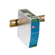 🔌 mean well ndr-120-24: robust din rail power supply, 24v 5a 120w output logo