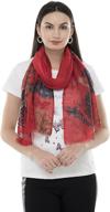 🧣 luxurious cashmere feel wool silk blend scarf: merino wool stole, linen shawl wrap - pashmina scarf for women and men logo