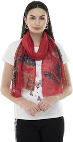 img 4 attached to 🧣 Luxurious Cashmere Feel Wool Silk Blend Scarf: Merino Wool Stole, Linen Shawl Wrap - Pashmina Scarf for Women and Men