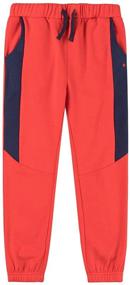 img 4 attached to 👖 KOWDRAGON Contrast Elastic Sweatpants: Cozy Fleece Boys' Clothing for Ultimate Comfort