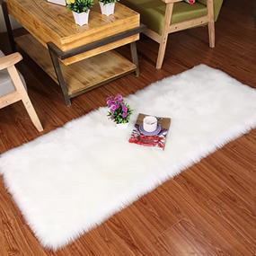 img 4 attached to Astorug Christmas Decorations Cloakroom Sheepskin Home Decor