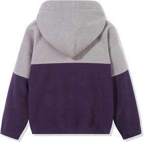 img 3 attached to 🧥 Polar Fleece Hoodie for Boys with Kangaroo Pocket - Pullover Sweatshirt with Hood