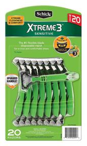 img 3 attached to 🪒 Schick Xtreme 3 Sensitive Skin Razors 20-Pack: Superior Shaving Experience with Flexible Blades and Soothing Aloe - Combat Razor Burn